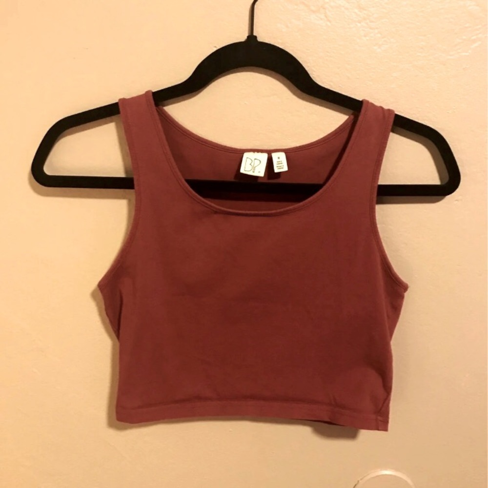 BP maroon crop top